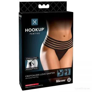 Püksikud anaaltapiga Hook Up Love Garter (S/M/L)
