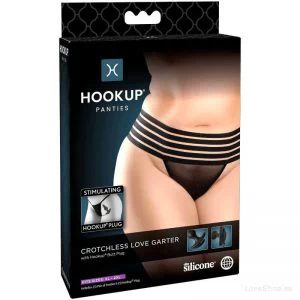 Püksikud anaaltapiga Hook Up Love Garter (XL/2XL)