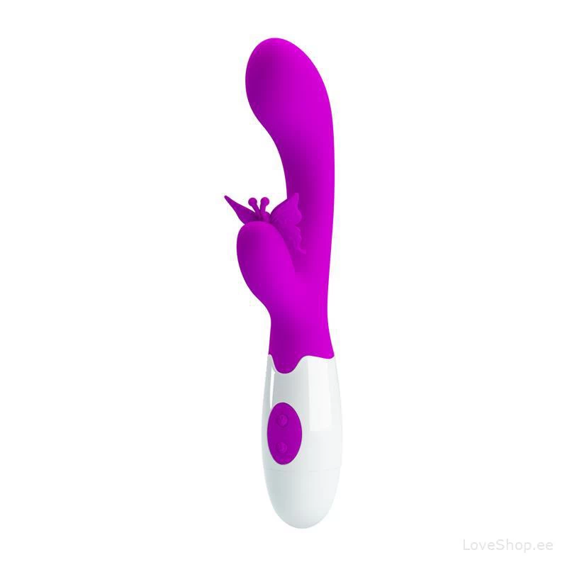 Rabbitvibraator Pretty Love Butterfly Kiss