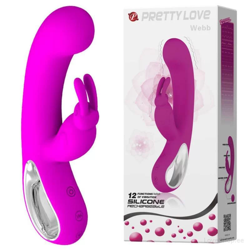 Rabbitvibraator Pretty Love Webb