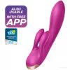 Rabbitvibraator Satisfyer Double Flex (lilla)