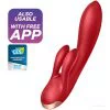 Rabbitvibraator Satisfyer Double Flex (punane)