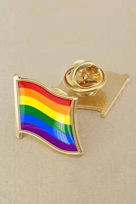 Rainbow Pride LGBT lipuga emailist rinnamärk