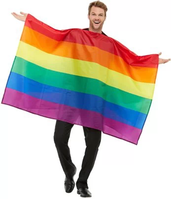 Rainbow Pride LGBT lipuvärvides pontšo