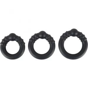 Rebel Weighted Silicone Cock Ring Set