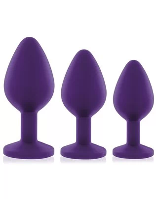 Rianne S Booty plug set Purple