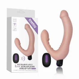 Rihmadeta vibratsiooniga strap-on puldiga