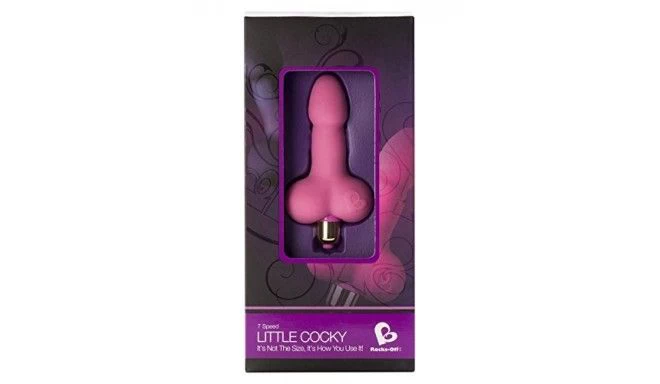 Rocks Off 7 Speed Little Cocky Vibrator Pink