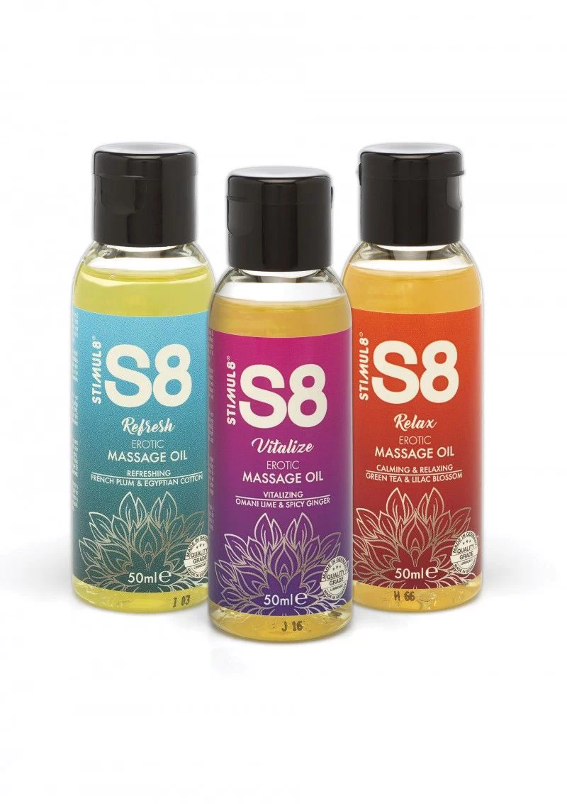 S8 Massaažiõli kast 3x 50ml