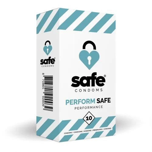 SAFE Condoms Orgasm Delaying Performance 10 tk
