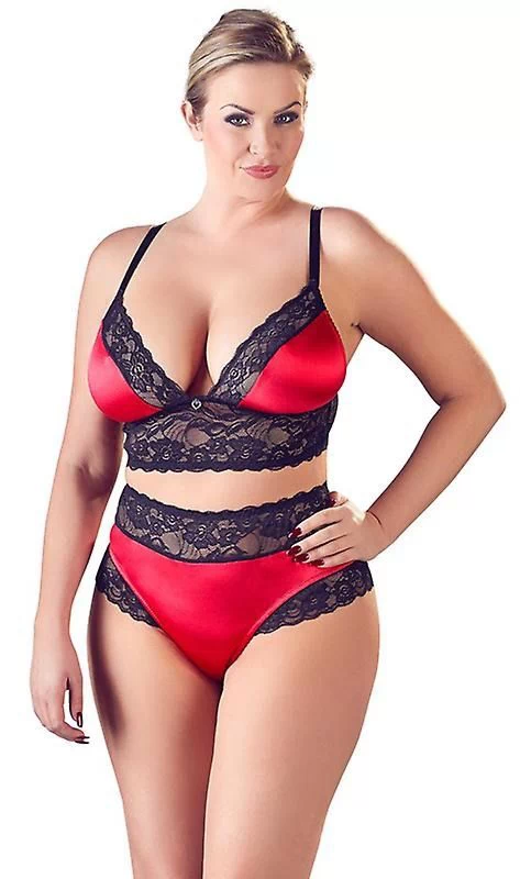 Satin Lingerie Set PLUS size