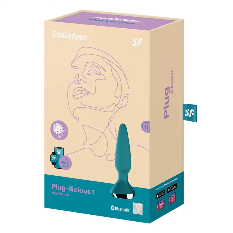 SATISFYER - PLUG-ILICIOUS 1 VIBREERIV ANAALTAPP