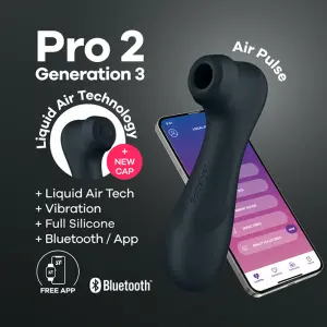 Satisfyer – Pro 2 Generation 3 App Controlled – Black