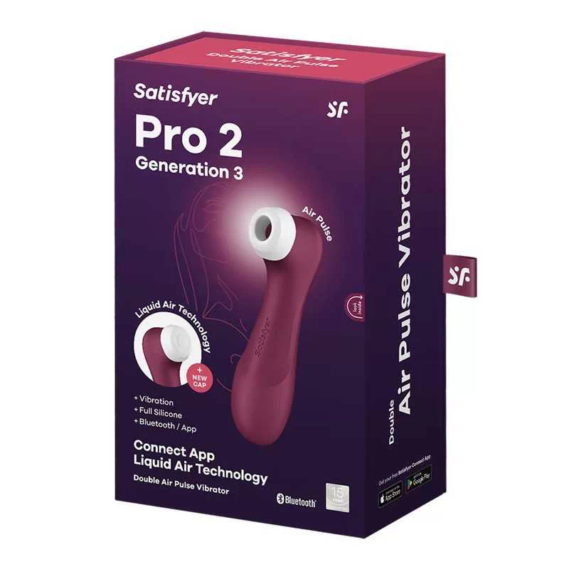 Satisfyer - Pro 2 Generation 3 App Controlled - Winered - Image 2