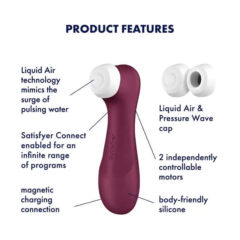Satisfyer - Pro 2 Generation 3 App Controlled - Winered - Image 4