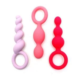 Satisfyer värviliste anaaltappide komplekt