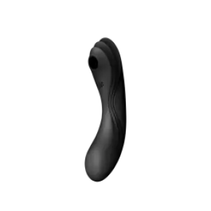 Satisfyer vibratsiooniga õhkstimulaator Curvy Trinity 4 must