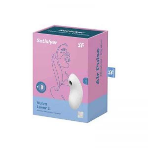 Satisfyer – Vulva Lover 2 Air Pulse Stimulator + Vibrator White