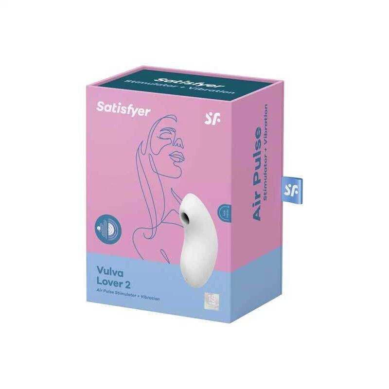 Satisfyer - Vulva Lover 2 Air Pulse Stimulator + Vibrator White