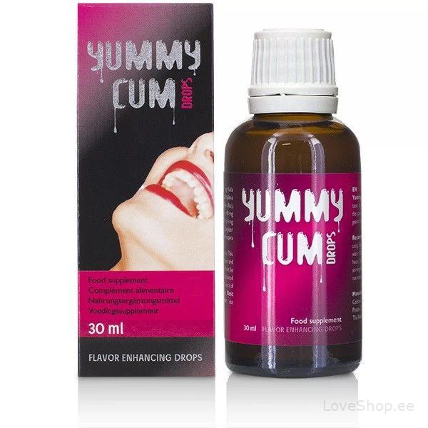 Seemnepurske kvaliteeti parandavad tilgad Yummy Cum Drops (30ml)