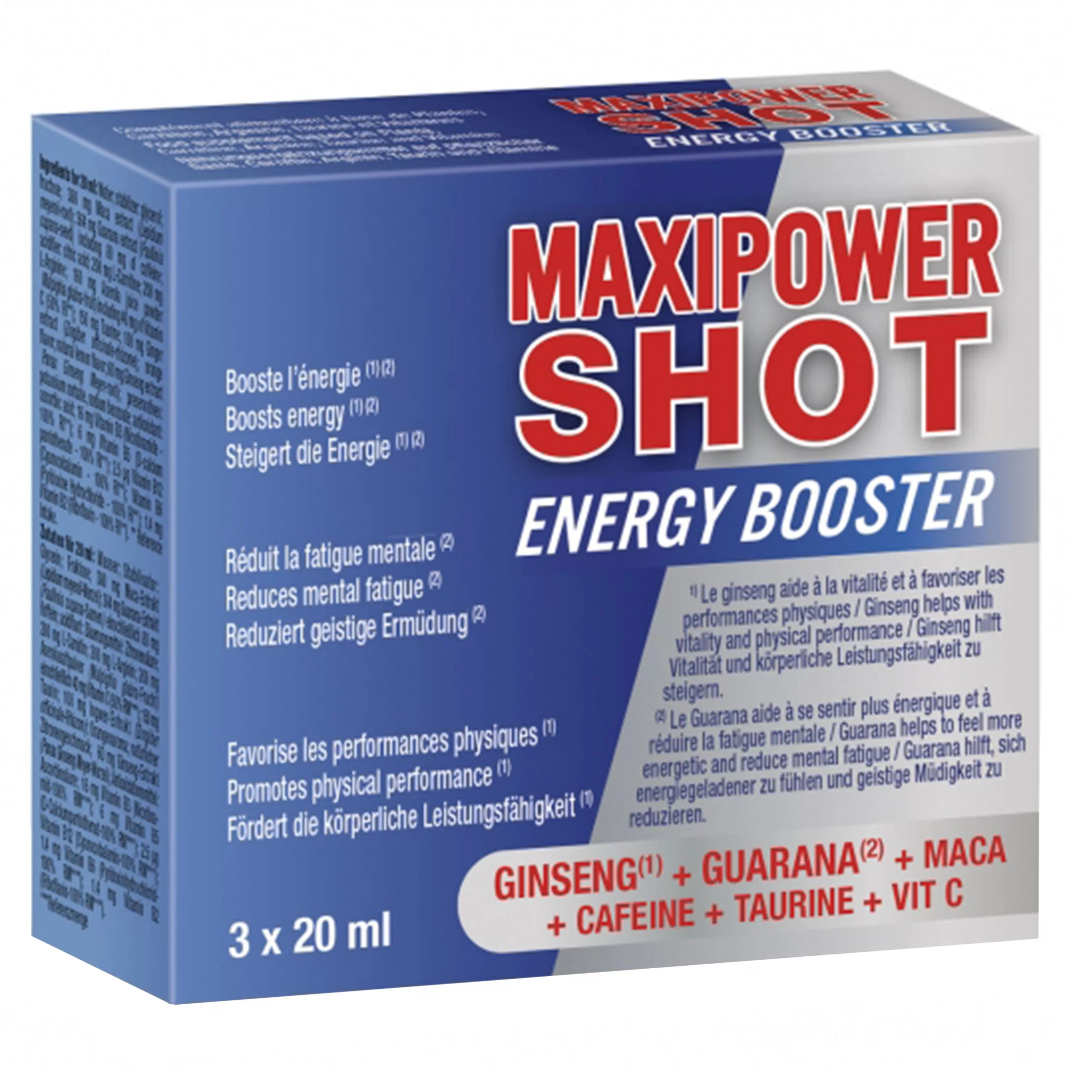 Seksuaalenergia suurendaja MaxiPower Shot - Energy Booster (60 ml)