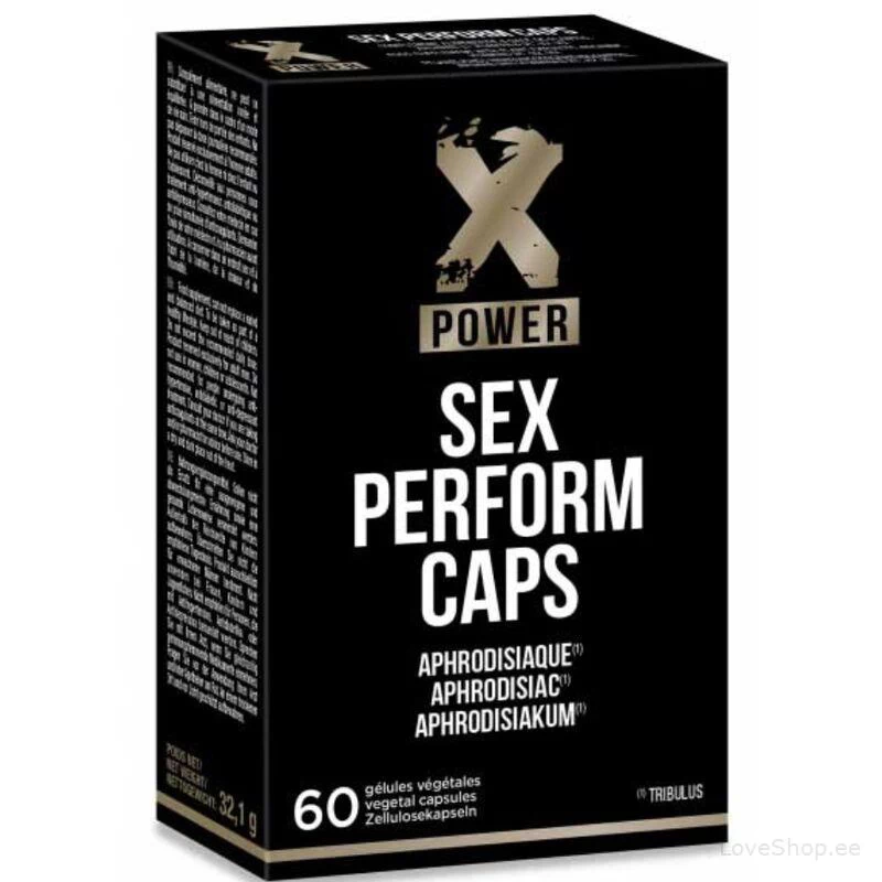 Seksuaaliha & testosterooni taset suurendavad kapslid XPower Sex Perform