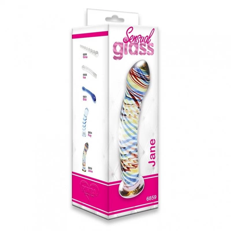 SENSUAL GLASS - JANE GLASS DILDO - Image 3