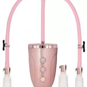 Shots Toys Pumped Automatic Rechargeable Clitoral & Nipple Pump Set