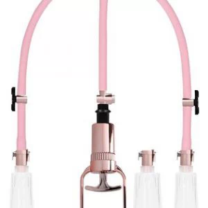 Shots Toys Pumped Rose Gold Clitoral & Nipple Pump Set