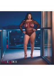 Shoulder Body Suit Pluss Suurus