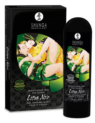 Shunga Lotus Noir Sensitizing Gel For Lovers (60 ml)