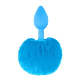 Sinine karvapalliga anaaltapp Bunny Tail