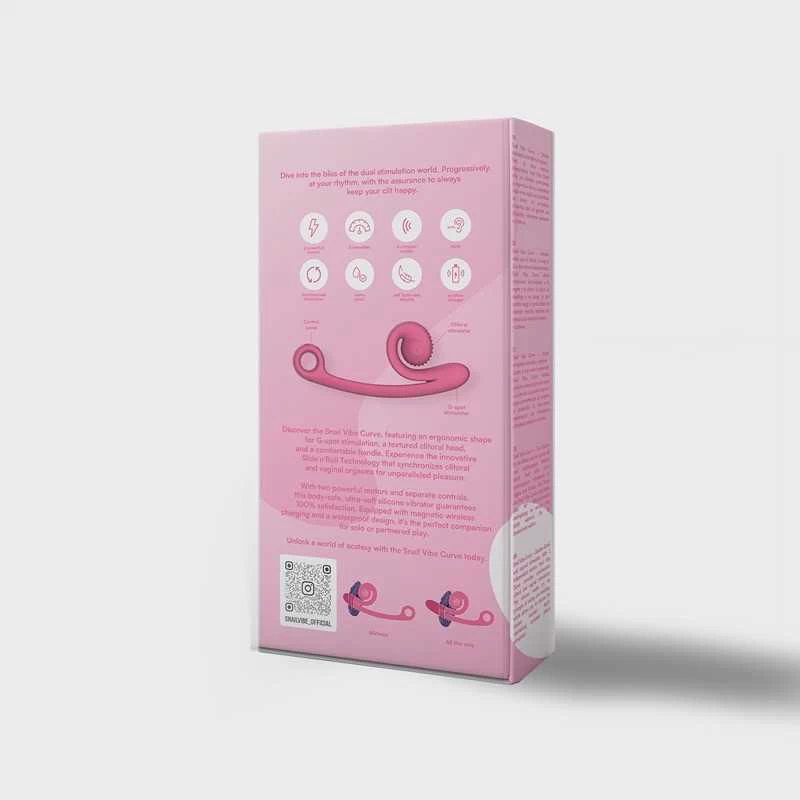 SNAIL VIBE - CURVE VIBRAATOR ROOSA - Image 5