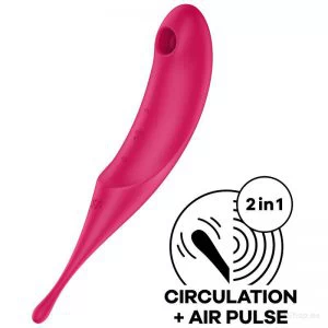Stimulaator Satisfyer Twirling Pro (punane)