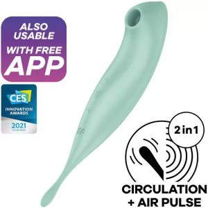 Stimulaator Satisfyer Twirling Pro+ (roheline)