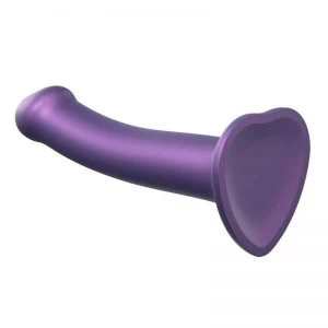 Strap-On-Me – Mono Density Dildo Metallic Shine Purple M