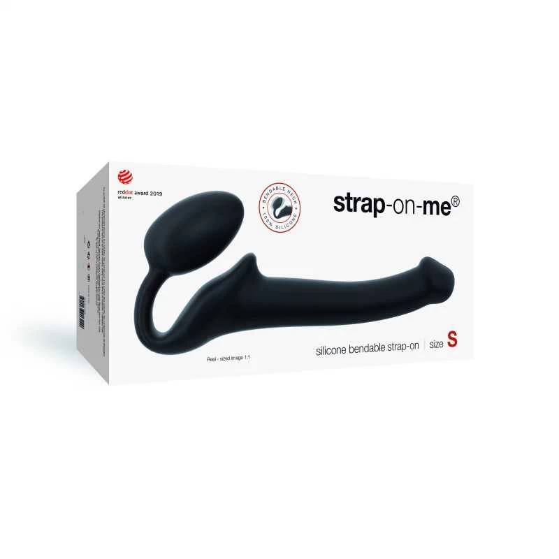 Strap-On-Me - Semi-Realistic Bendable Strapless Strap-On Black - Image 6
