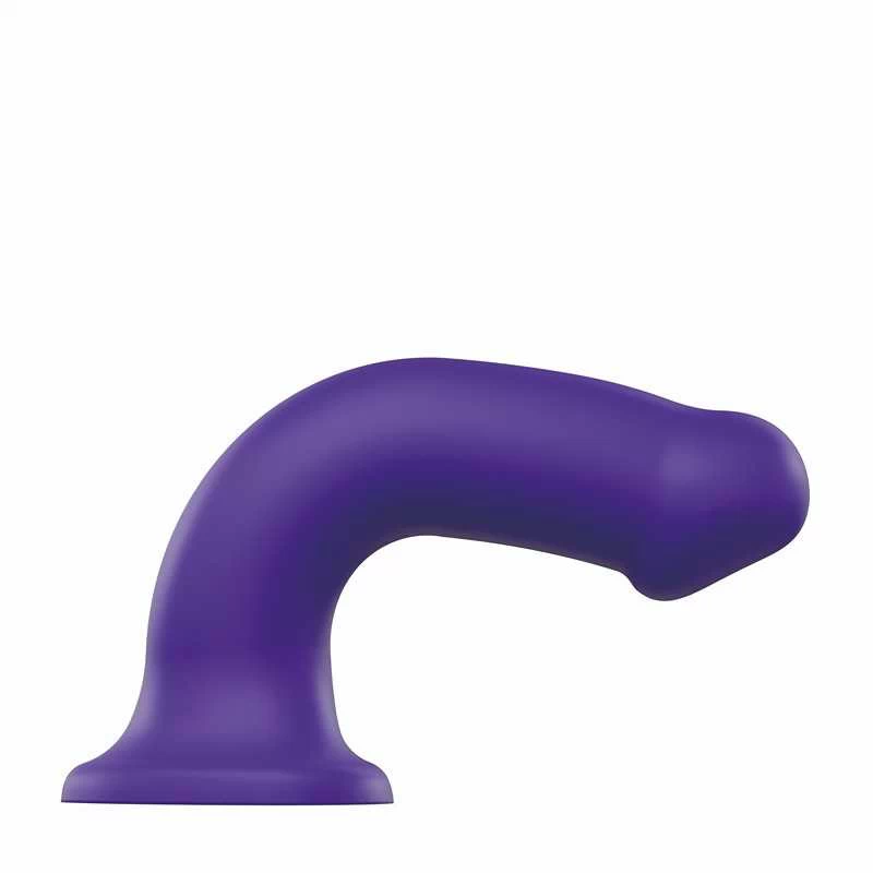Strap-On-Me - Semi-Realistic Dual Density Bendable Dildo Purple L - Image 2