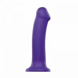 Strap-On-Me – Semi-Realistic Dual Density Bendable Dildo Purple L
