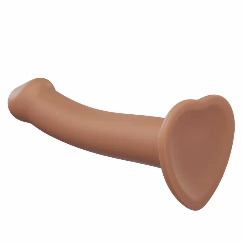 STRAP-ON-ME - SEMI-REALISTIC DUAL DENSITY PAINDUV DILDO KARAMELL - Image 3