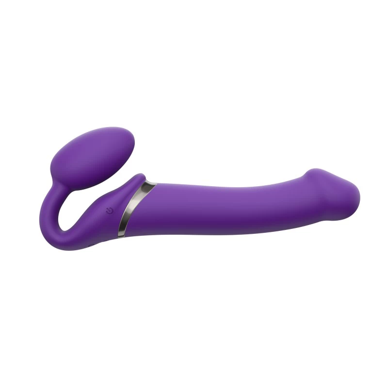 Strap-On-Me - Vibrating Bendable Strap-On L Purple - Image 2
