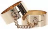 Taboom Dona gold-coloured wrist cuffs