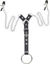 Temptation Unboxed chained nipple clamps with cock ring
