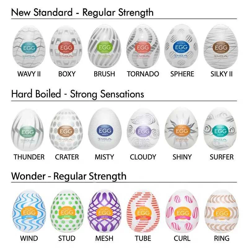 Tenga - Egg 6 Styles Pack Serie 2 Hard Boiled - Image 6