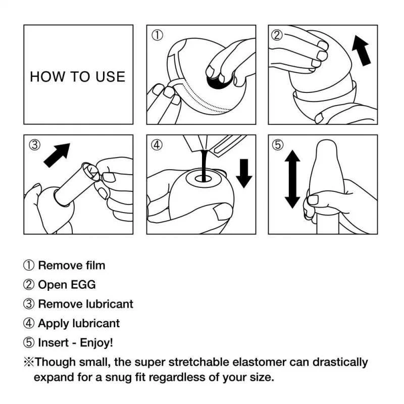 TENGA - EGG WONDER 6 ERINEVAT MUNA KARBIS - Image 7