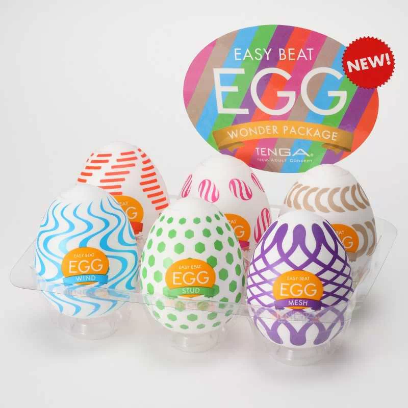 TENGA - EGG WONDER 6 ERINEVAT MUNA KARBIS
