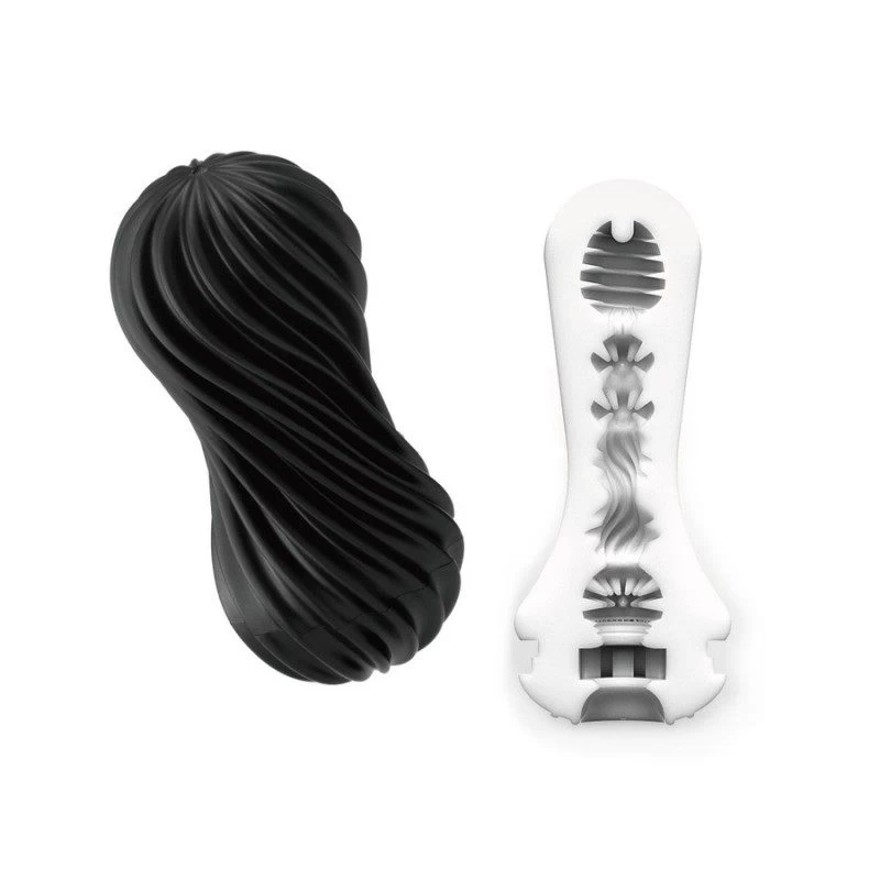 TENGA - FLEX MASTURBAATOR SILKY WHITE VÕI ROCKY BLACK - Image 2