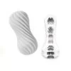 TENGA – FLEX MASTURBAATOR SILKY WHITE VÕI ROCKY BLACK