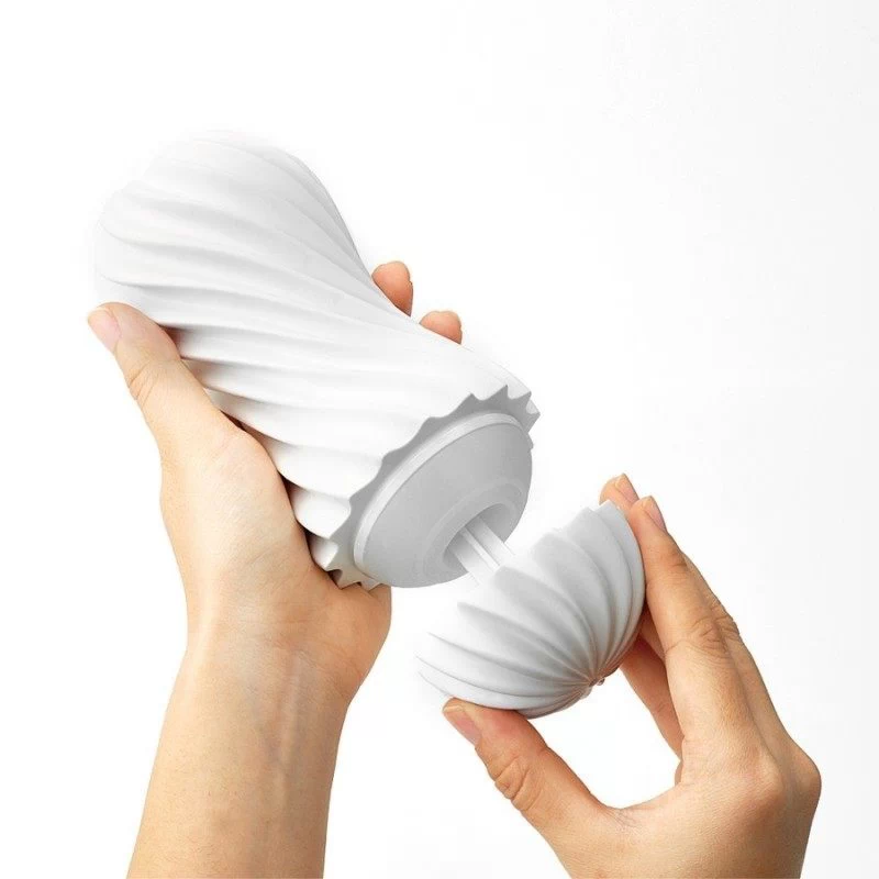 TENGA - FLEX MASTURBAATOR SILKY WHITE VÕI ROCKY BLACK - Image 3