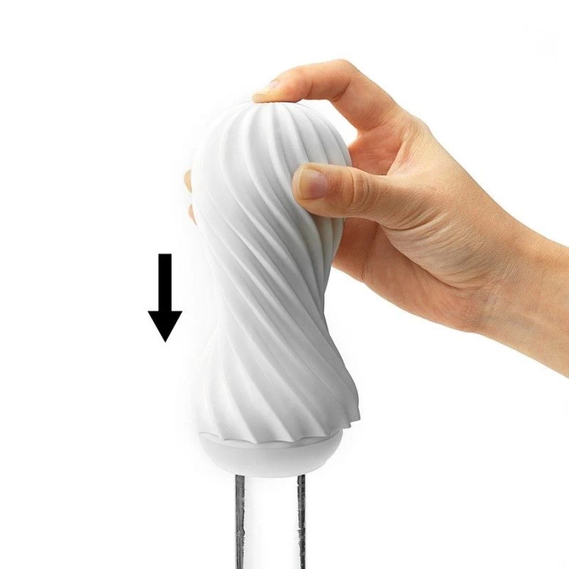 TENGA - FLEX MASTURBAATOR SILKY WHITE VÕI ROCKY BLACK - Image 5